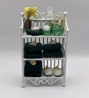 Green Bathroom Stand