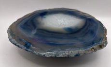 Blue Geode CoffeeTable with Porcelain Bottom