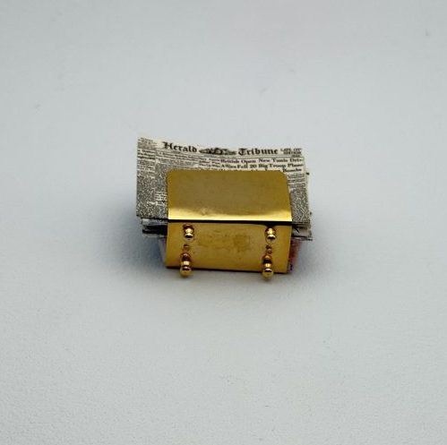Brass Magazine and Newspaper Rack - Image 3