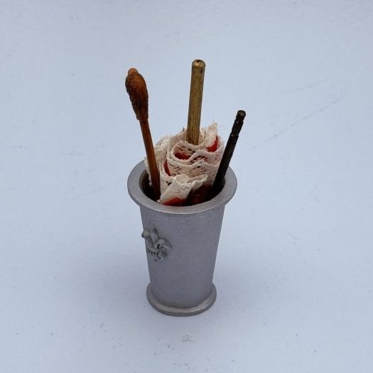 Silver Umbrella and Cane Stand - Image 2