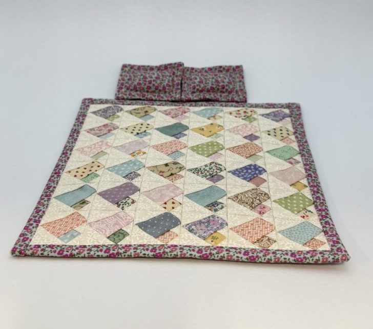 Handmade Quilt in Multi-Colors - Image 2