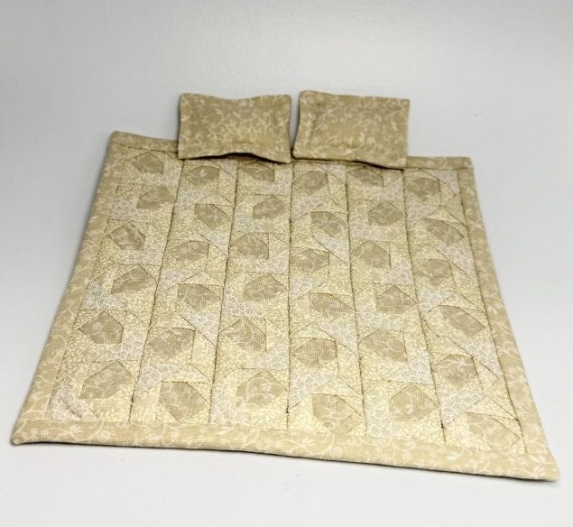 Beige Dollhouse Quilt