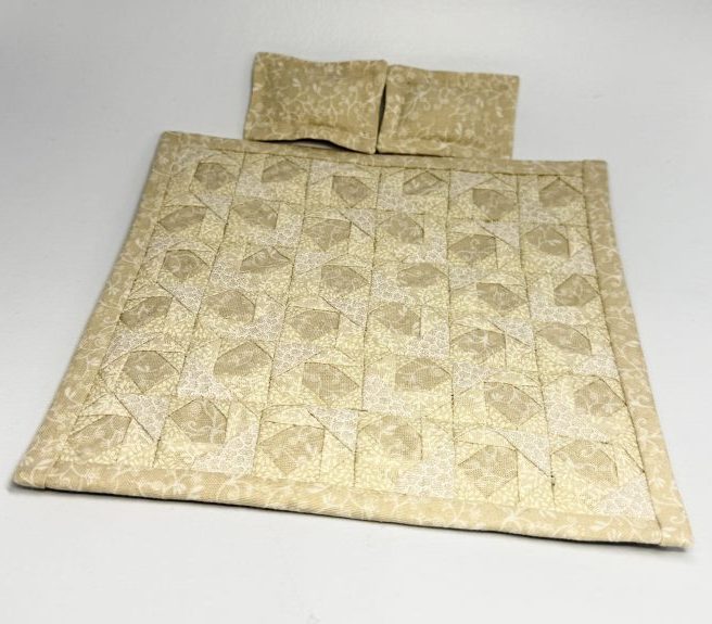 Beige Dollhouse Quilt - Image 3