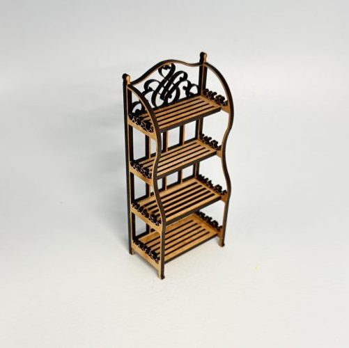 Dollhouse Miniature 4-Shelf Display Unit – Forever Friends Dollhouses ...