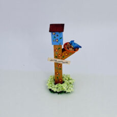 Bird House and Feeder with Flowers