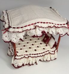 Canopy Bed with Designer Bedding