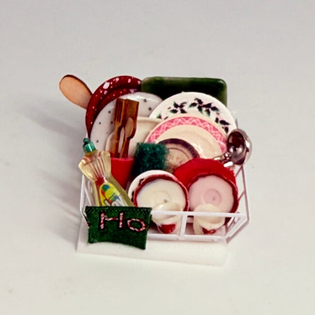 Christmas Dish Drainer Rack