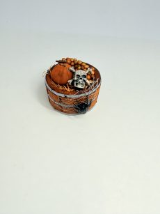Halloween Crate with Decorations