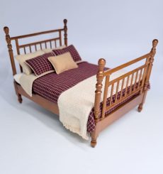 Walnut Double Bed