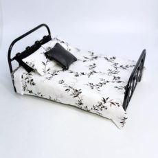 Black Metal Contemporary Bed