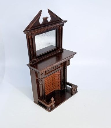 Victorian Fireplace with Mirror - Image 2