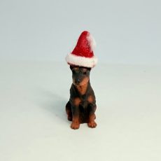 Dog with Santa Hat