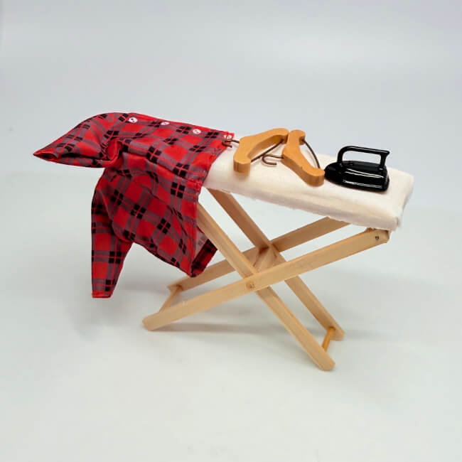 Ironing Board, Iron and Clothing 3